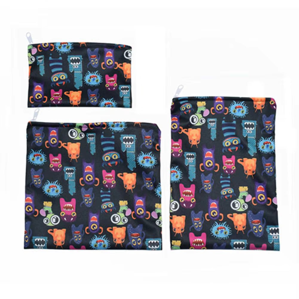 3Pcs/Set Reusable Food Storage Bags Leakproof Freezer Bag Reusable Sandwich Bags Snack Bag Lunch Bread Bag for Food Storage