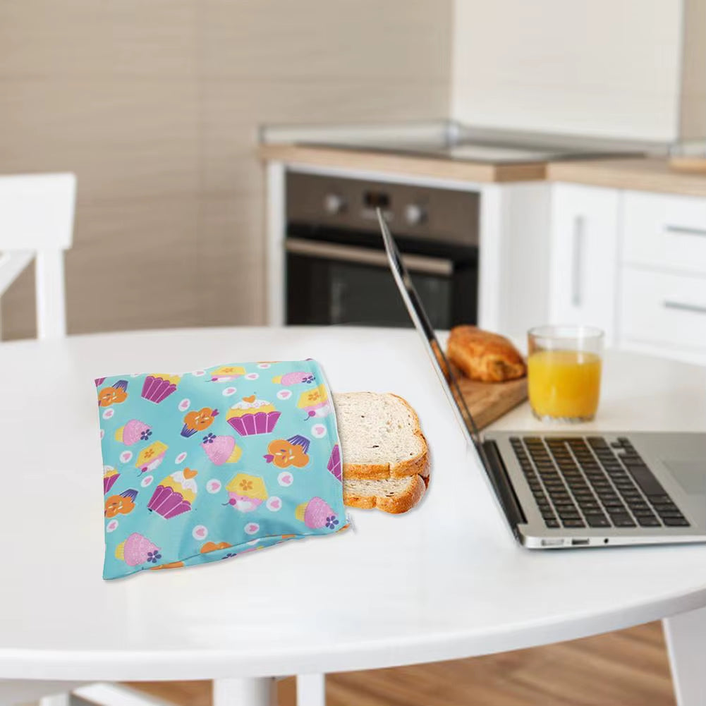 3Pcs/Set Reusable Food Storage Bags Leakproof Freezer Bag Reusable Sandwich Bags Snack Bag Lunch Bread Bag for Food Storage