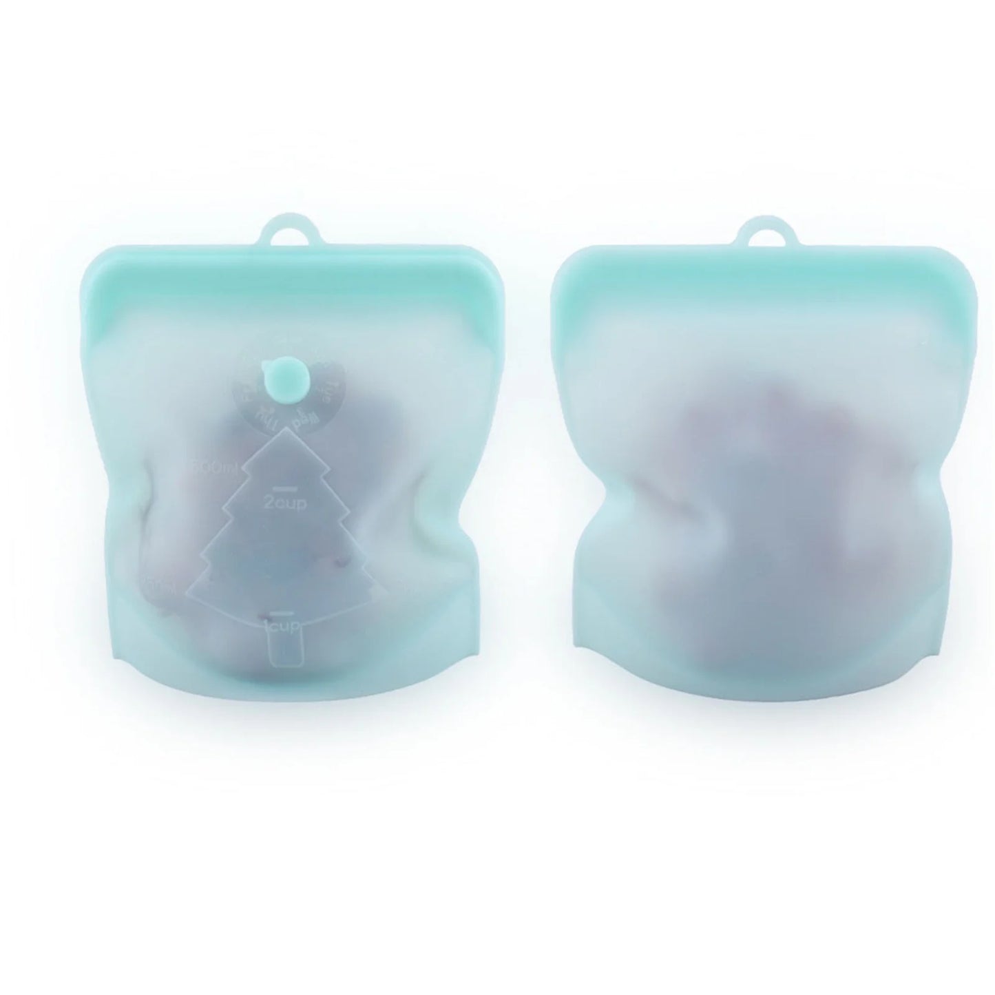 Closure Bags & Lids & Boxes Reusable Silicone Food Storage Bag Sandwich Bag Sealed Freezer Bag Liquid Snack Lunch Fruit Fresh Produce Bag | Best Storage and Cooking Bag (1PC)